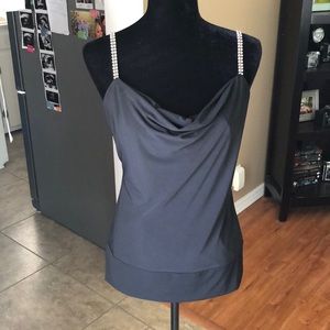 Gorgeous rhinestone detailed cache tank